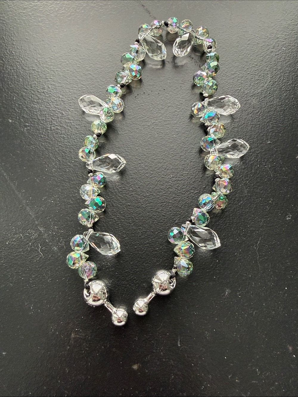 Ossa NEW Faceted Crystal Wristlet